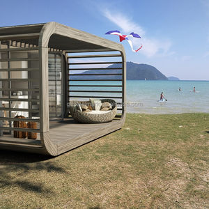 高品質ファクトリーアウトレット多機能木目アップルキャビン外枠プレハブモジュラーハウス - Product Image 5