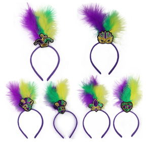 Diadema De Plumas Multicolor Para Mujer Y Niña – Accesorio De Carnaval Y Fiesta, Ligera Y Cómoda, Ideal Para Disfraces Y Celebraciones