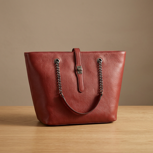 Super Selling Lady Genuine Cow Leather Luxury Fashion Clutch Thermal Waterproof Lightweight Zipper Closure Two Handles Waist - Product Image 4