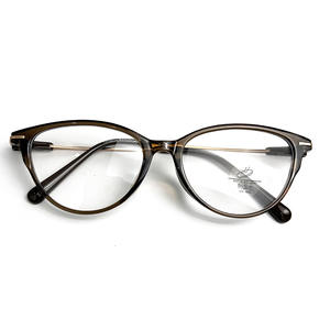 Monturas de gafas ópticas Tr90 Cat Eye con filtro de luz azul para mujer, montura completa, lentes planas, gafas para visión de cerca 38026 - Product Image 4