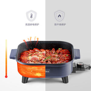 Olla Eléctrica Multifuncional Midea de 6.5L, Color Azul, para Uso Doméstico - Product Image 3