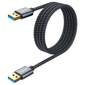 Cable de Datos USB SUNGUY de Nailon Trenzado Tipo A a Tipo C, 5Gbps, Carga Rápida, Ecológico, Garantía de 3 Años - Product Image 1