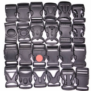 प्रथम श्रेणी की गुणवत्ता 25 मिमी प्लास्टिक स्पोर्ट्स कंधे बैग परिधान विशेष बैग सामान के लिए सजावट क्लिप बकसुआ - Product Image 6