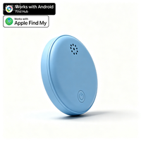 Traceur intelligent double système BLE pour clés, compatible avec Apple Find My et Google Find My Device, avec batterie remplaçable, anti-perte