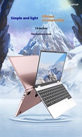 Harga Pabrik Notebook Mini Saku 14 Inch Warna Pink Intel Celeron Untuk Bisnis Laptop Portabel Layar HD 32G+2TB SSD Windows 10/11