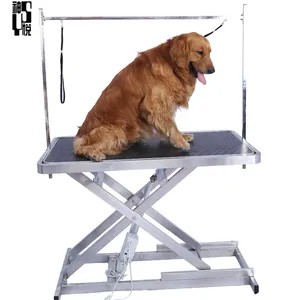 Ветеринарное оборудование Электрический кросс-лифтинг светодиодный светильник для домашних животных большой стол для ухода за собаками для продажи