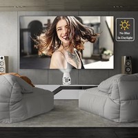 Projecteur Full HD éblouissant 2024, projecteur intelligent Hy300, projecteur 4K Android sans fil, projecteur domestique réglable