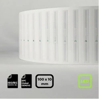 Étiquettes d'étiquettes RFID d'éclairage LED UHF longue Distance Mini étiquette NFC pour magasins de détail entrepôts librairies gestion d'équipement de laboratoire