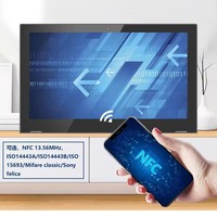 Forme L 15.6 pouces tout en un écran tactile Portable Pos Tablet Android System Cashier Machine Barcode Scanner NFC Reader Restaurant