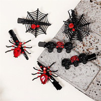 Halloween squelette mains os pinces à cheveux griffes crâne main épingle à cheveux Punk Rock Style pour femmes filles accessoires de cheveux