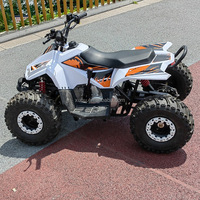 Quad 4 roues 49cc essence/électrique pour enfants, mini ATV en ABS léger et durable, rotation à 360 degrés, 80 kg