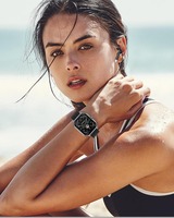 Montre connectée D 8 PRO avec écouteurs TWS 2-en-1, appels Bluetooth, NFC, surveillance de la fréquence cardiaque et de la pression artérielle, lecture de musique