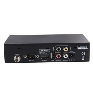 Hellobox v5高清卫星接收器Autoroll Powervu Biss支持cline newcamd骗局USB WiFi DVB-S2高清数字卫星接收器