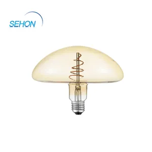 M190 4W Mushroom cloud shape LED lights dimmable spiral soft filament bulb
