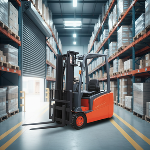 Montacargas de 60V con Batería de Litio, 4 Ruedas, Alta Maniobrabilidad, para Pasillos Estrechos de Almacén, Cumple con la Norma CE - Product Image 3