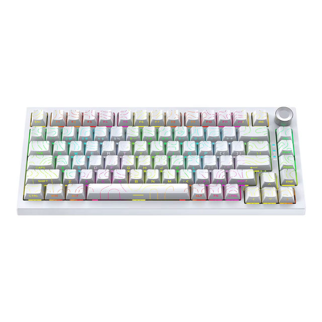 DARK ALIEN K75 PRO Magnetic Axis Mechanical Keyboard Customizable Triple-Mode Mechanical Keyboard Hot-Swappable