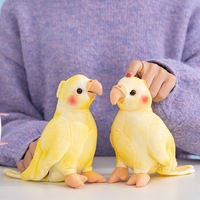 Fabricant de jouets en peluche papillon réaliste, impression dégradée jaune personnalisée, oiseau réaliste en peluche, décoration, compagnon, cadeau