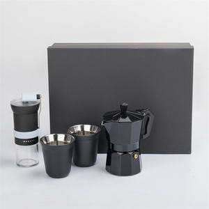 Ensemble de tasses à café arabes, coffret cadeau personnalisé avec logo, <span class=keywords><strong>cafetière</strong></span> à expresso manuelle d'extérieur, outils, kits - Product Image 1