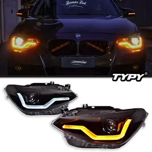 Fari Auto TYPY per <span class=keywords><strong>BMW</strong></span> Serie 1 <span class=keywords><strong>F20</strong></span> 2012-2015, Luci LED con Indicatori di Direzione Dinamici e DRL, Accessori Auto - Product Image 2