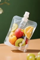 Pochette Doypack Personnalisée avec Logo, en Plastique Stratifié de Qualité Alimentaire, Anti-Humidité, Jetable, avec Bec Verseur pour Sauce Tomate, Lait, Gelée