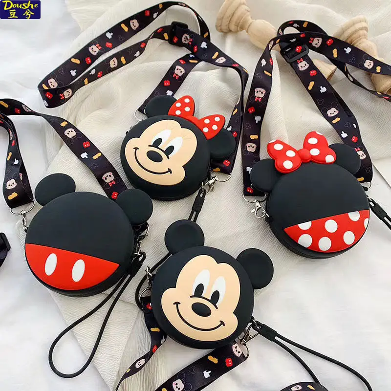 YIMYIK Manufacturers Kid's Purse Bag Cartoon Cute Mickey Minnie Children Shoulder Bag
