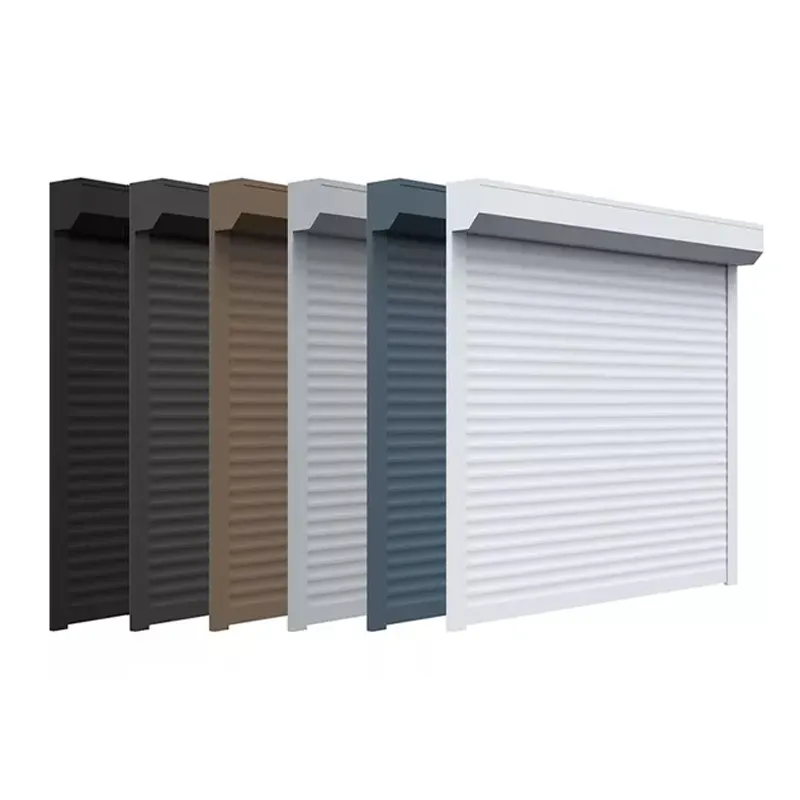 JST-persiana enrollable de aluminio para ventanas, persianas dobles de plástico y PVC, estilo moderno y práctico