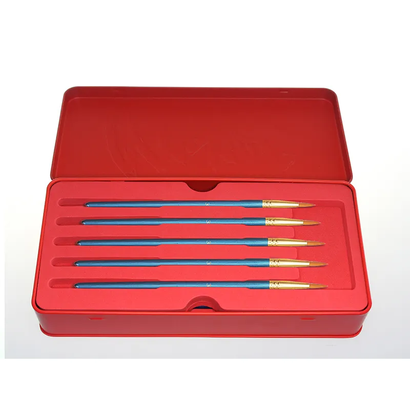 Sourcery Customized Embossed Metal Brush Box with EVA