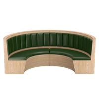 Canapé personnalisé en cuir pour cafétéria, restaurant, banquette avec siège de rangement