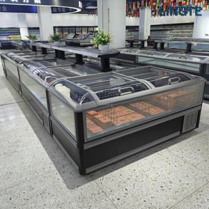 Congelador Horizontal Integrado de 1000 Litros para Alimentos Congelados, Enfriamiento Estático para Venta al por Mayor en Fábrica - Product Image 2