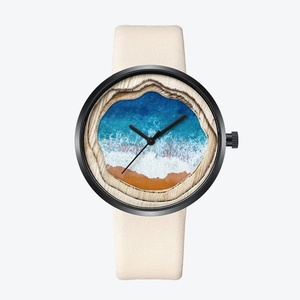 Mark Fairwhale FW-5480 Simple Women's Quartz <b>Watch</b> 40mm Starry Ocean Color Waterproof Belt Fashion <b>Watch</b> for Women - Product Image 1