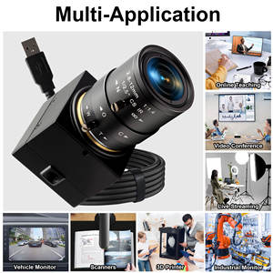 ELP 8MP USB Caméra Varifocale Manuelle 4X <span class=keywords><strong>Zoom</strong></span> CS 2.8-12mm Objectif HD 3264X2448 Caméra Industrielle UVC pour Appel Vidéo, <span class=keywords><strong>Zoom</strong></span> Surveillance - Product Image 6