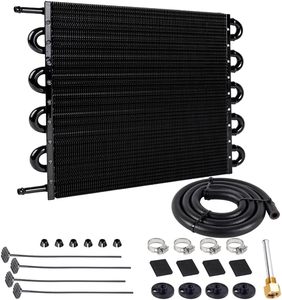 Kit Universal de Enfriador de Aceite de Transmisión de Aluminio de 10 Filas, Tubo y Aleta de 5/16 Pulgadas para Enfriamiento de Transmisión Automática, OEM/ODM Disponible - Product Image 1