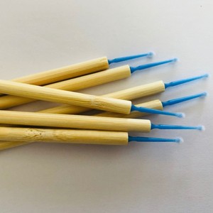 Microbrush OEM Hot người bán thân thiện với môi lông mi tre Micro bàn chải Applicator mở rộng lông mi công cụ làm đẹp - Product Image 4