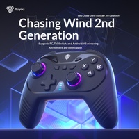 Yuyou Zhuifeng 2 Gamepad Kompatibel untuk PC Android IOS Melalui Bluetooth Dukungan Multi-platform Pencahayaan Cerah Bahan ABS