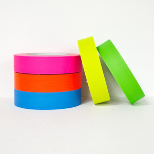 شريط لاصق ملون من القماش القطني ضوء نيون أسود مضيء ذاتي اللون شريط لاصق لاصق للحفلات - Product Image 4