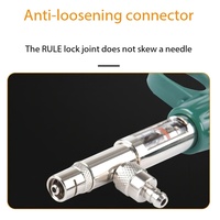 Seringue vétérinaire automatique de type V de 1 ml, injecteur continu, 0,1 ml réglable pour la vaccination des volailles et du bétail