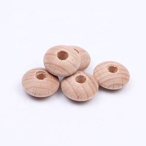 Cuentas <span class=keywords><strong>de</strong></span> madera redondas <span class=keywords><strong>de</strong></span> 15x8mm, accesorios <span class=keywords><strong>de</strong></span> joyería respetuosos con el medio ambiente - Product Image 6