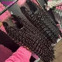 Perruque Lace Front HD en Cheveux Naturels Vietnamiens, Lisses Comme des Baguettes, Pré-Pluckée, Densité 250%, Ondulations Profondes, Cheveux Humains pour Femmes Noires