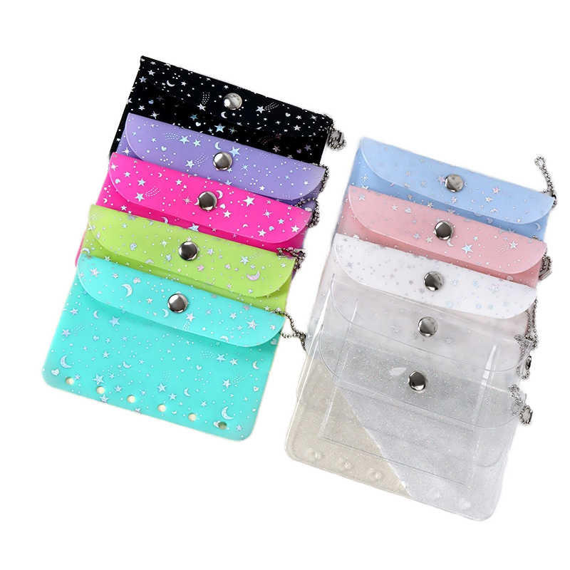 clear card holder for binder Business Sleeves 3 Ring Binders, Heavy Duty Page Protectors, Plastic Card Sheets, 10 Pack, 20 Cards Per Sheet : Office Products At home 120-Pocket Clear Card Holder with