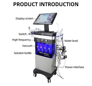 Oxygen Facial Machine Gesichts reinigungs bürste für tief reinigende Gesichts-und Nackenlifting-Massage geräte Augen massage geräte Hydro - Product Image 5