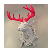 Sculpture murale d'art moderne pour la décoration de la maison, sculpture en résine de tête d'éléphant, prix de vente