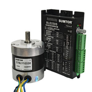 24v 0.33nm 고속 Bldc 모터 57BLY10330 + BLD250S 브러시리스 모터 (드라이버 포함) BLD250S - Product Image 3