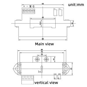 مستشعر تيار بتأثير قاعة سبليت 400 أ/4 فولت للحام - Product Image 3
