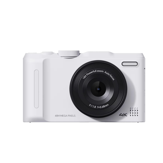 64MP FHD 4K CMOS Digital Mini Camera 3" 180 Degree LCD Flip Screen Fixed Focus Anti-Shake Cheap Camera Point Shoot Photography