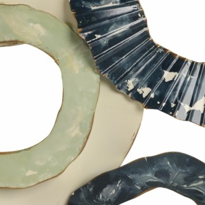 Decorazione da parete circolare in metallo a tema costiero per soggiorno, camera da letto, bagno, decorazione d'interni - Product Image 4