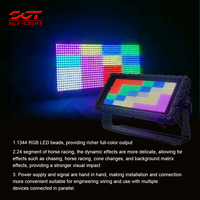 Projecteur LED matriciel extérieur 540W IP65, 1344 LED RGB, 24 segments, DMX512 RDM, Wash Flash pour la location, les scènes, les événements et les spectacles