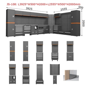 Ultimative Aufbewahrungslösung: Metall-Schubladenwerkbank mit Verstellbaren Füßen für die Garage - Product Image 2