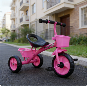 Tricycles pour enfants à pédales, disponibles pour l'extérieur et l'intérieur, avec paniers et compartiments de rangement pour bébés - Product Image 1