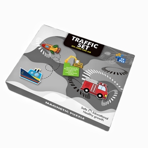 Giáo Dục Mầm Non Học Tập Đồ Chơi 59 Mảnh DIY Sáng Tạo Giao Thông Thiết Lập Giấy Từ Câu Đố Vẽ Trang Trí Trò Chơi Cho Trẻ Em - Product Image 1