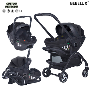 Cochecito Convertible para Bebé <span class=keywords><strong>BEBELUX</strong></span> S366, Soporte para Asiento de Coche, Mango Telescópico, Ligero, Compacto, Plegable, Aprobado para Aeropuertos, de Aluminio - Product Image 3